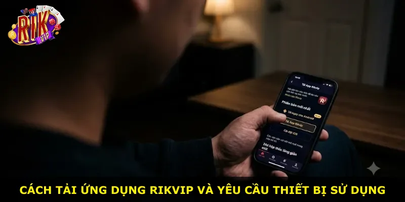 Cách tải ứng dụng Rikvip và yêu cầu thiết bị sử dụng