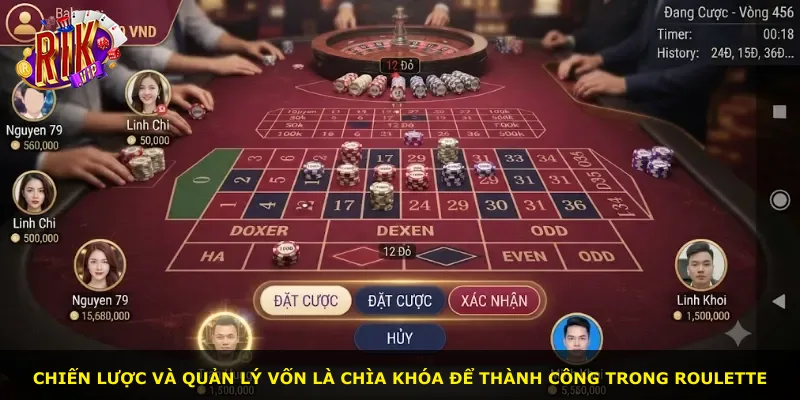 Chiến lược và quản lý vốn là chìa khóa để thành công trong Roulette
