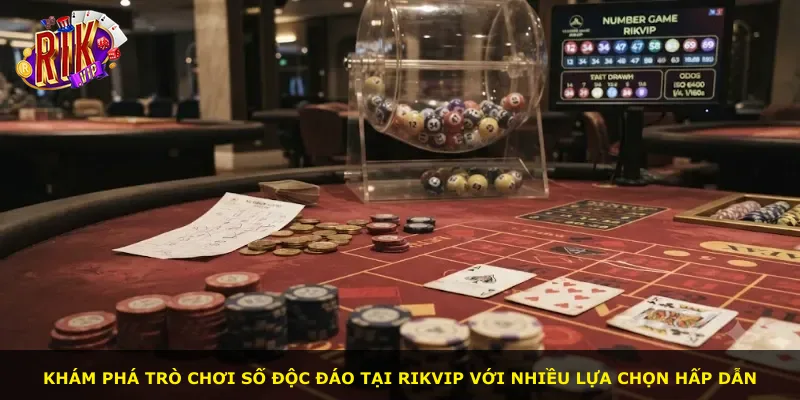 Khám phá trò chơi số độc đáo tại Rikvip với nhiều lựa chọn hấp dẫn