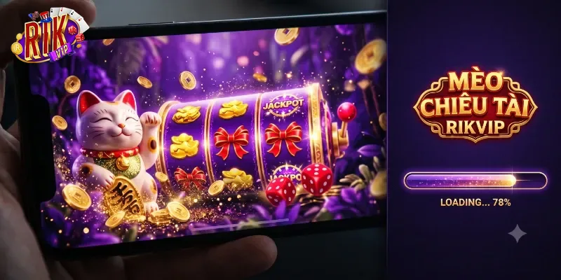 Mèo Chiêu Tài Rikvip Mang Đến Trải Nghiệm May Mắn Cực Cuốn Cho Người Chơi