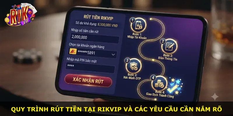 Quy trình rút tiền tại Rikvip và các yêu cầu cần nắm rõ